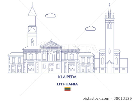 Klaipeda City Skyline, Lithuania 38013129