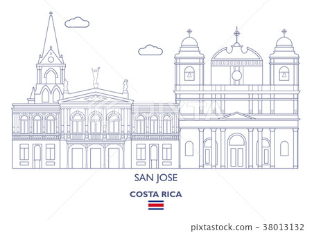 San Jose City Skyline, Costa Rica San Jose City Skyline, Costa Rica 38013132