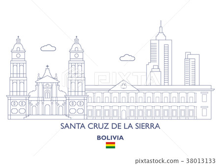 Santa Cruz De La Sierra City Skyline, Bolivia 38013133