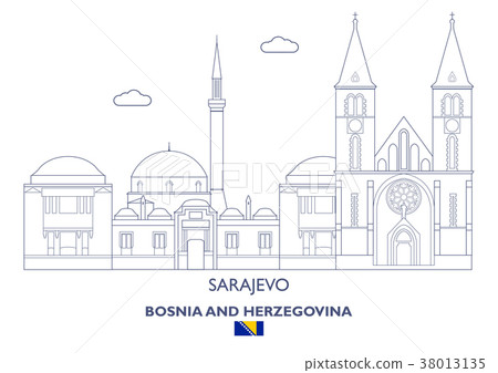 Sarajevo City Skyline, Bosnia and Herzegovina 38013135