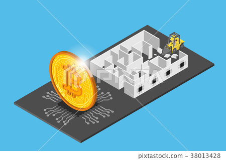 man use tractor to destroy wall to find bitcoin 38013428