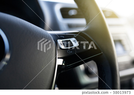 Steering wheel of a modern car Steering wheel of a modern car 38013973