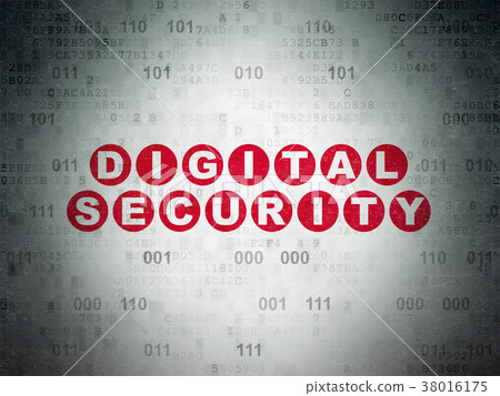Privacy concept: Digital Security on Digital Data Privacy concept: Digital Security on Digital Data 38016175