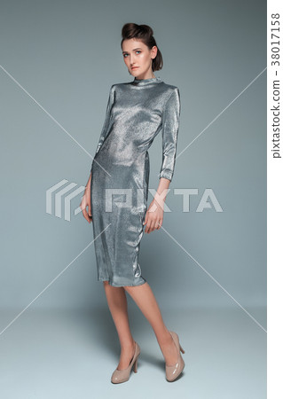 Fashion woman portrait. Beautiful model. 38017158