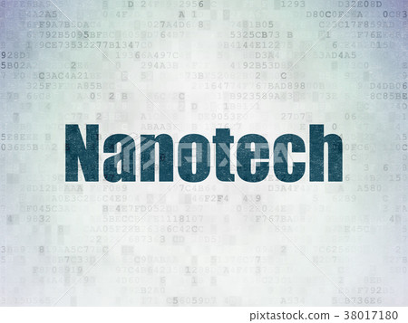 Science concept: Nanotech on Digital Data Paper 38017180