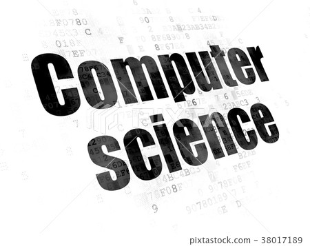 Science concept: Computer Science on Digital 38017189