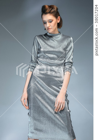 Fashion woman portrait. Beautiful model. Fashion woman portrait. Beautiful model. 38017204