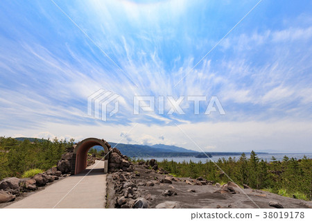 Arimura Lava Observatory Promenade-Sakurajima A 360-degree panoramic observatory built on Taisho Lavahara- 38019178