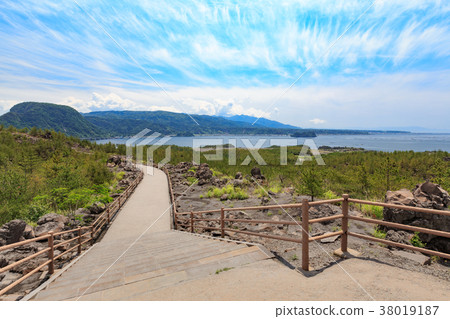 Arimura Lava Observatory Promenade-Sakurajima一個360度全景天文台，建於大正拉瓦拉 -  38019187
