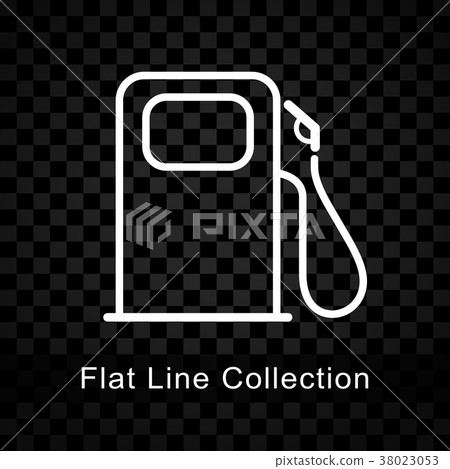 fuel pump icon on checkered background fuel pump icon on checkered background 38023053