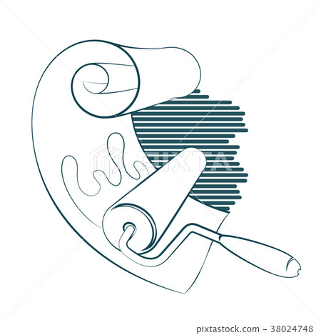 Wallpaper gluing 38024748