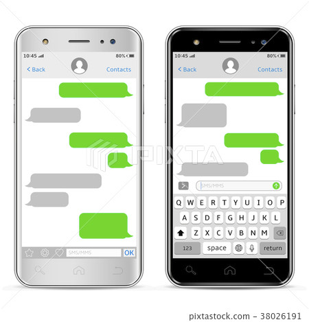 Mobile phones with sms chat. Messenger windows. Mobile phones with sms chat. Messenger windows. 38026191