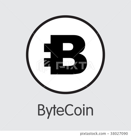 ByteCoin - Cryptocurrency Logo. 38027090