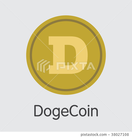 DogeCoin - Cryptocurrency Logo.-插圖素材 [38027108] - PIXTA圖庫