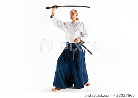 The young man are training Aikido at studio The young man are training Aikido at studio 38027666