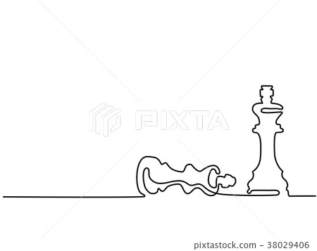 Chess pieces queen and king Chess pieces queen and king 38029406