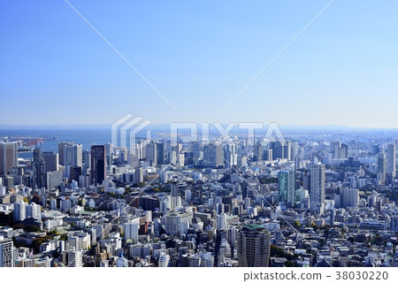東京城市景觀台場方向 東京城市景觀台場方向 38030220