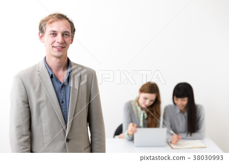 Global business white background image 38030993
