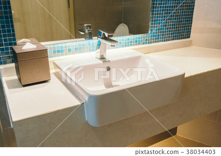 Faucet and sink decoration in bathroom Faucet and sink decoration in bathroom 38034403