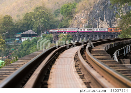 Death Railway, River Kwai in Kanchanaburi 38037324