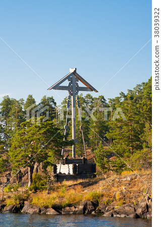Worship cross. Karelia Valaam Island. Worship cross. Karelia Valaam Island. 38039322