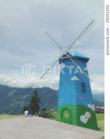 台灣南投清境農場 風車 38042202