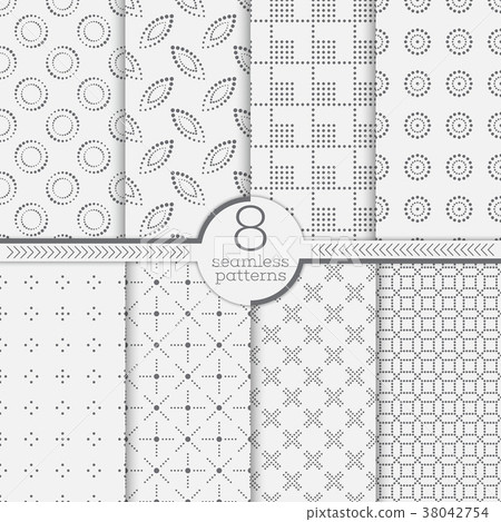 Set of vector seamless patterns-插圖素材 [38042754] - PIXTA圖庫