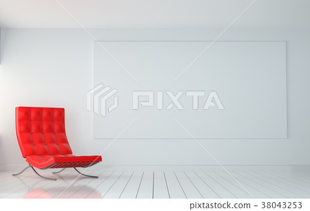 Mock up Blank Poster on the Wall of Living Room Mock up Blank Poster on the Wall of Living Room 38043253