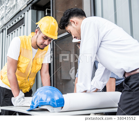 engineers and teamwork, meeting for successful engineers and teamwork, meeting for successful 38043552