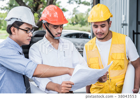 engineers and teamwork, meeting for successful engineers and teamwork, meeting for successful 38043553