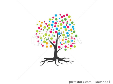 family tree symbol icon logo design 38043651