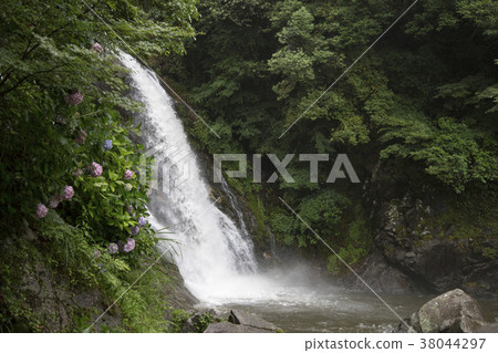 在從佐藤縣的唐津市的途中的瀑布 38044297