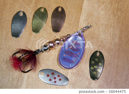 Fishing tackle, Different spinners for a bait of f 38044475