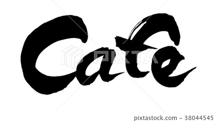 Brush character cafe cafe illustration 38044545