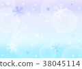Snowflake message card 38045114