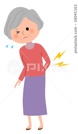 Senior female low back pain Senior female low back pain 38045163
