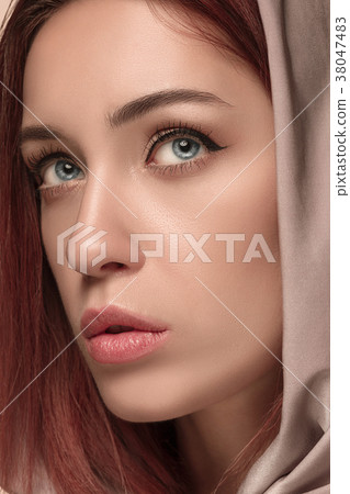 Fashion woman portrait. Beautiful model. 38047483