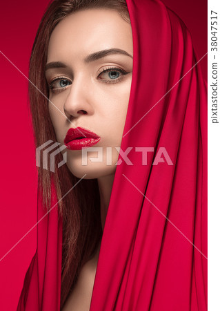 Fashion woman portrait. Beautiful model. Fashion woman portrait. Beautiful model. 38047517