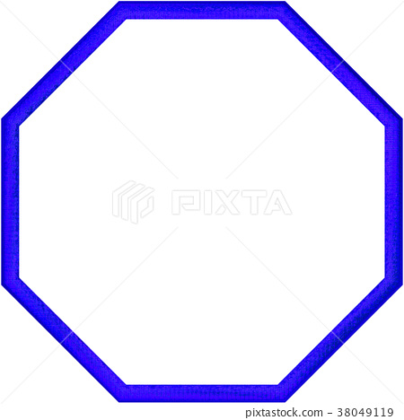 Octagon Frame Stock Ilration 38049119 Pixta
