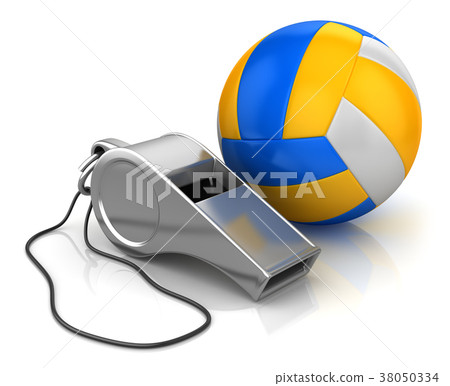 Whistle and Volleyball Whistle and Volleyball 38050334