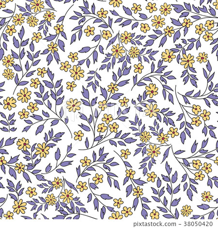 Floral seamless pattern. Garden flower background 38050420