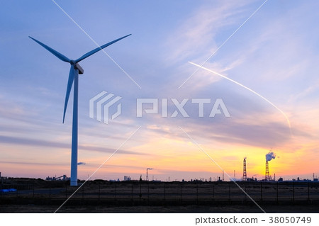 工業區，晚上的場景 38050749