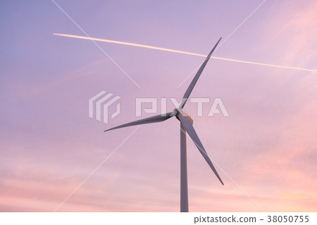 風力，晚上的場景 38050755