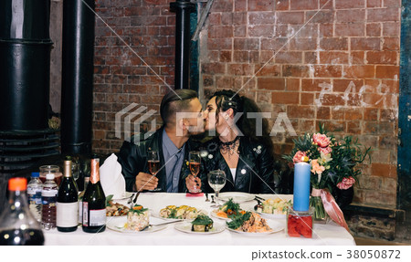 Wedding in the style of rock. Rocker or Biker Wedding in the style of rock. Rocker or Biker 38050872