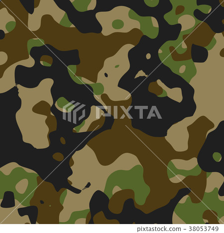 Green and black camouflage pattern - camo Green and black camouflage pattern - camo 38053749