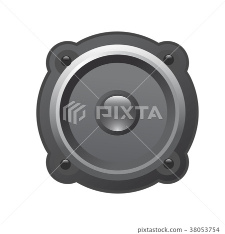 Dynamics loudspeaker icon - glossy audio speaker Dynamics loudspeaker icon - glossy audio speaker 38053754
