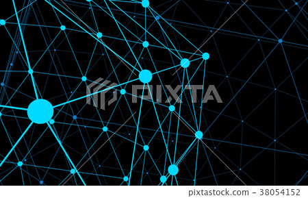 Blockchain cell or chemistry technology background Blockchain cell or chemistry technology background 38054152