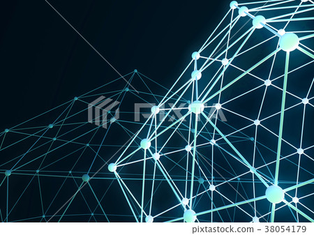 Blockchain cell or chemistry technology background Blockchain cell or chemistry technology background 38054179