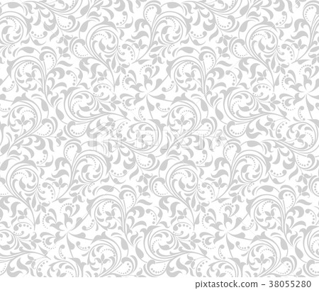 Wallpaper in the style of Baroque. A seamless  38055280