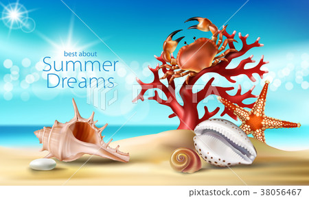 turquoise background with summer sandy beach turquoise background with summer sandy beach 38056467